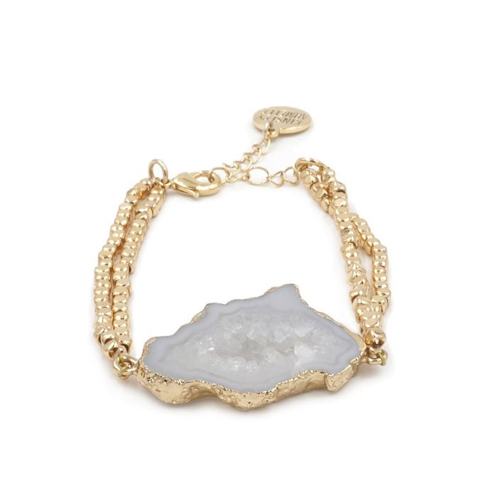 Agate Collection - Gold Crush Bracelet