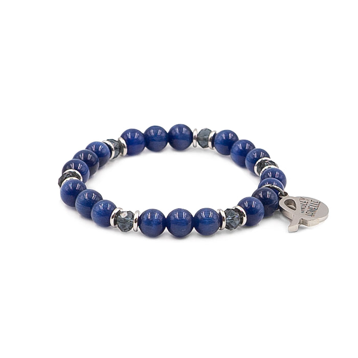 Awareness Collection - Silver Blue Bracelet (Ambassador)