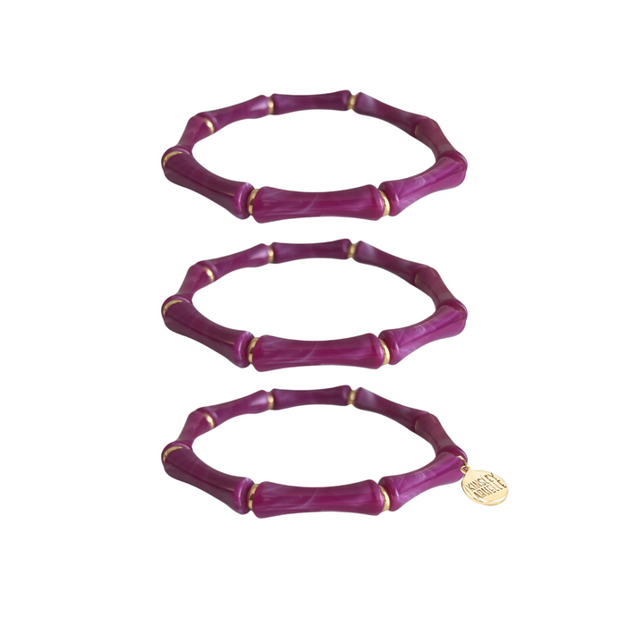 Yara Collection - Raspberry Bracelet Set
