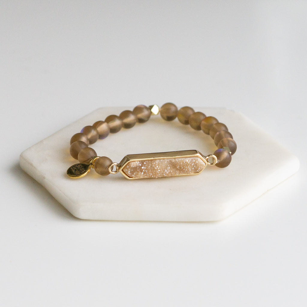 Adelaide Collection - Amber Quartz Bracelet