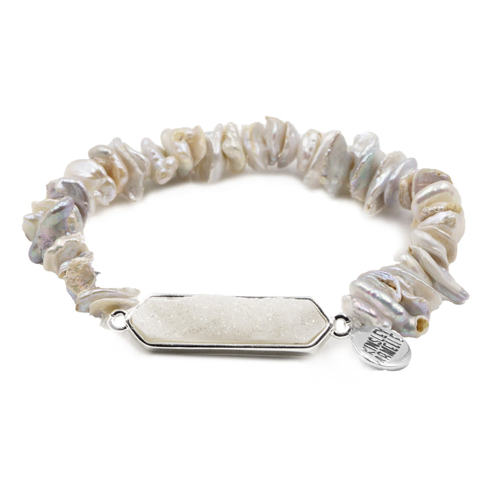 Adelaide Collection - Silver Opal Quartz Bracelet (Ambassador)