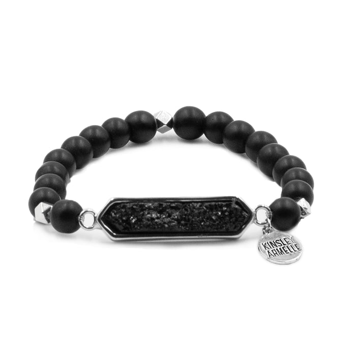 Adelaide Collection - Silver Raven Quartz Bracelet (Wholesale)