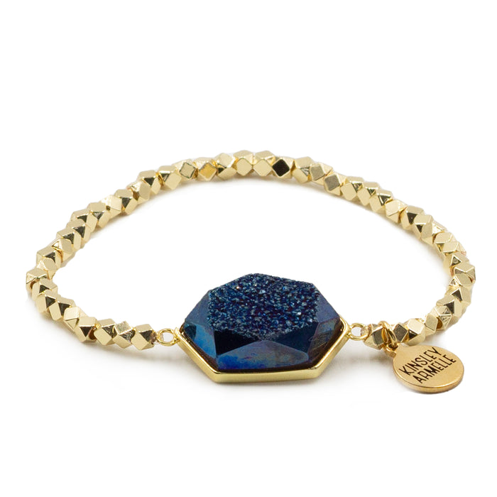 Andrea Collection - Ondine Blue Quartz Bracelet (Wholesale)