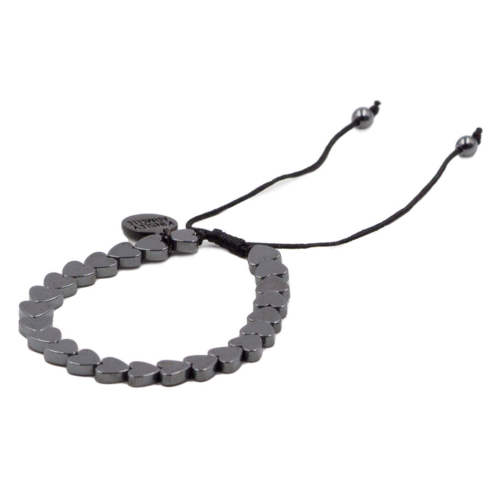 Arlo Collection - Black Heart Bracelet (Wholesale)
