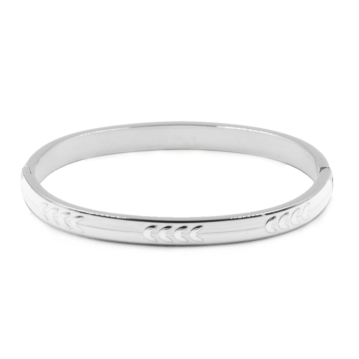 Aro Collection - Silver Ashen Bracelet