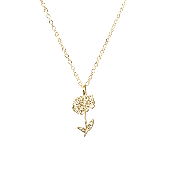 Birth Flower Collection - Chrysanthemum Necklace (November) (Ambassador)