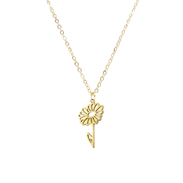 Birth Flower Collection - Daisy Necklace (April)