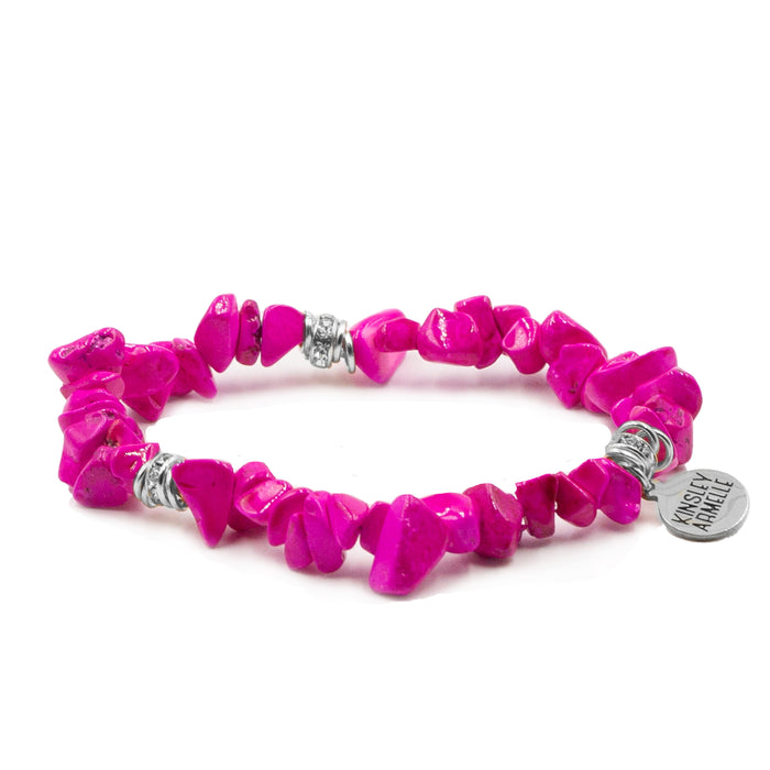 Circe Collection - Silver Fuchsia Bracelet (Ambassador)