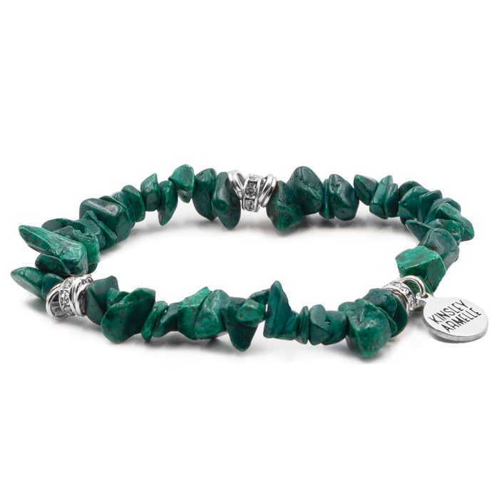 Circe Collection - Silver Jade Bracelet (Wholesale)