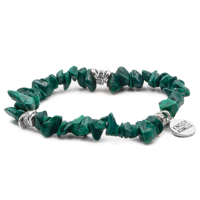 Circe Collection - Silver Jade Bracelet