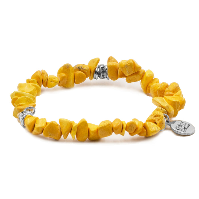 Circe Collection - Silver Mustard Bracelet