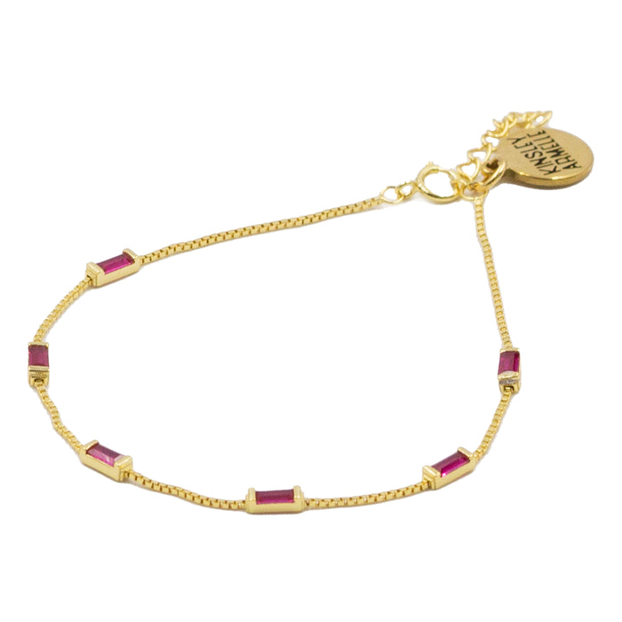 Clarissa Collection - Fuchsia Bracelet