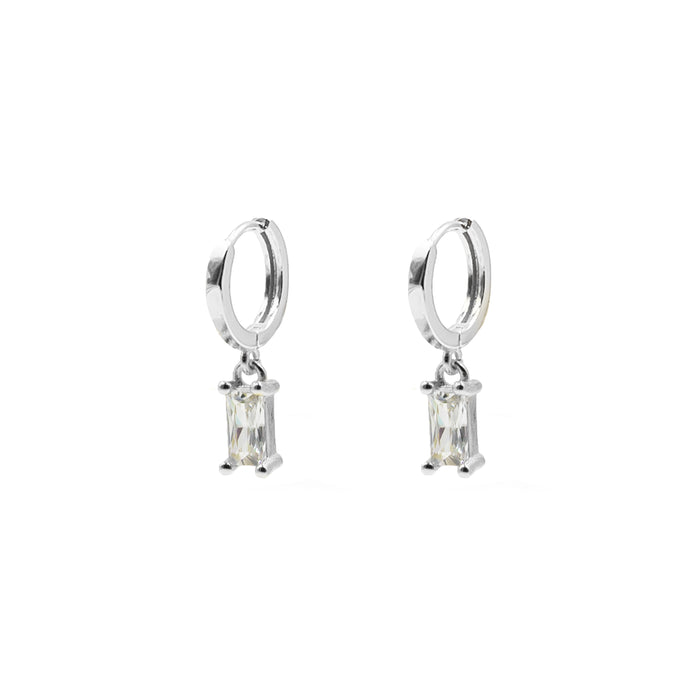 Clarissa Collection - Silver Pearl Earrings