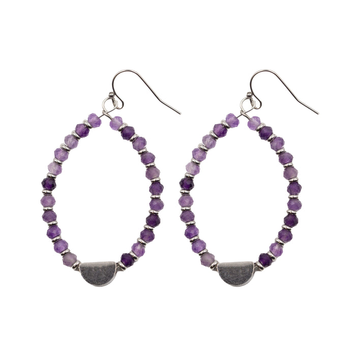 Crystal Collection - Silver Mulberry Earrings (Limited Edition)