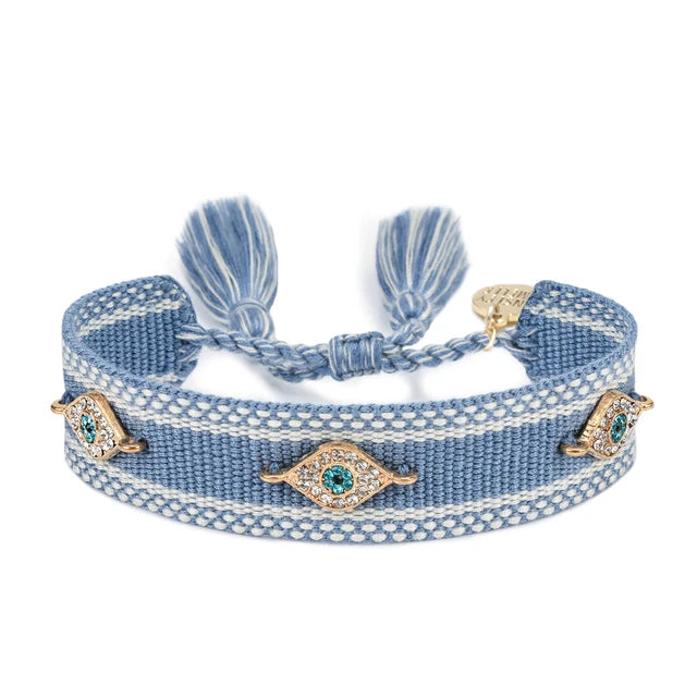 Delmira Collection - Braided Cashmere Bracelet