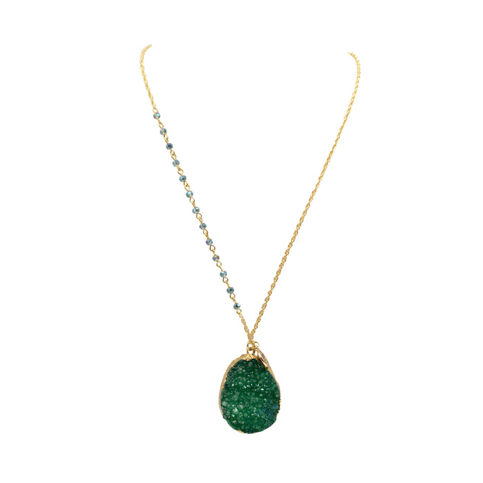 Druzy Collection - Jade Quartz Necklace (Limited Edition) (Wholesale)