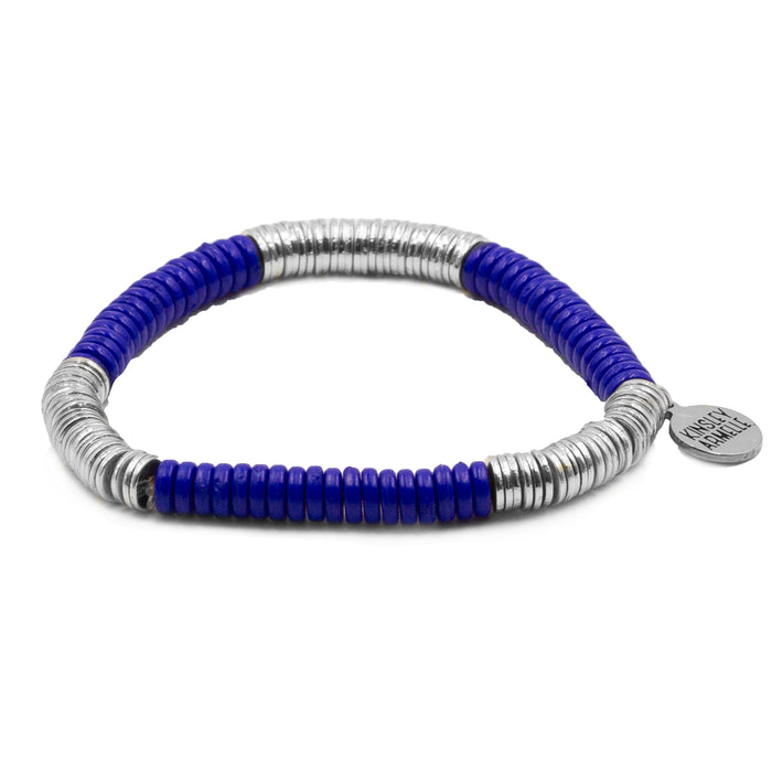 Emmita Collection - Silver Cobalt Bracelet