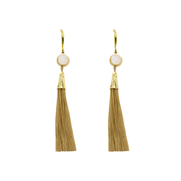 Esther Collection - Gold Tassel Earrings (Limited Edition) (Ambassador)
