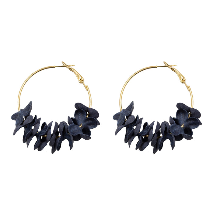 Evelyn Collection - Navy Earrings