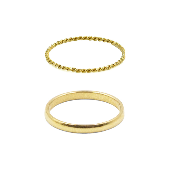 Ginni Collection - Gold Ring Set (Wholesale)