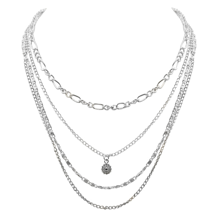 Goddess Collection - Silver Zara Necklace (Wholesale)