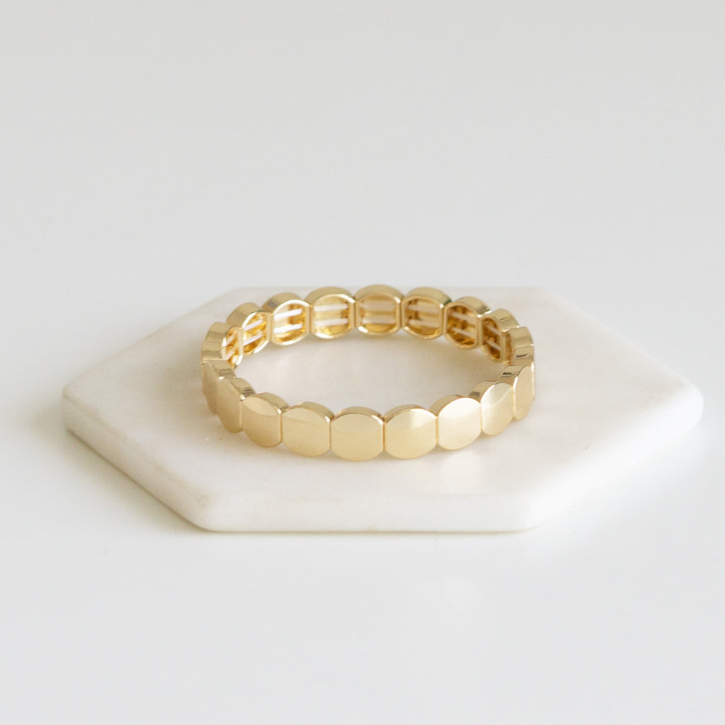 Honeycomb Collection - Gold Bracelet