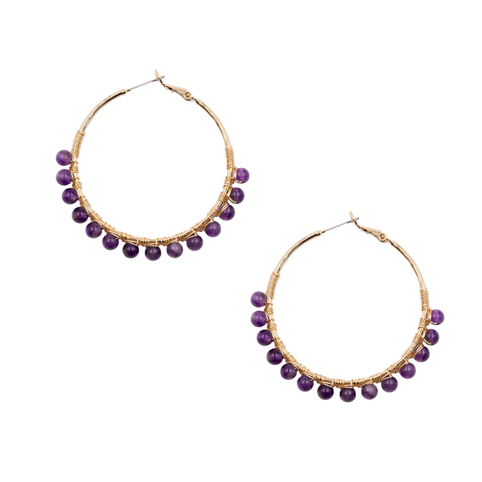 Jocelyn Collection - Mulberry Earrings (Limited Edition)