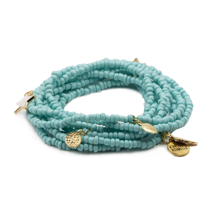 Jolene Collection - Aqua Wrap Bracelet