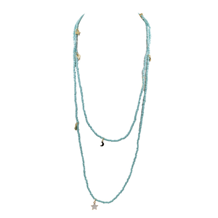 Jolene Collection - Aqua Wrap Necklace (Ambassador)