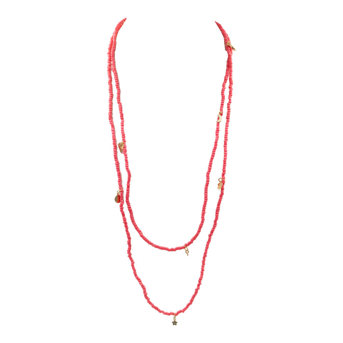 Jolene Collection - Fuchsia Wrap Necklace