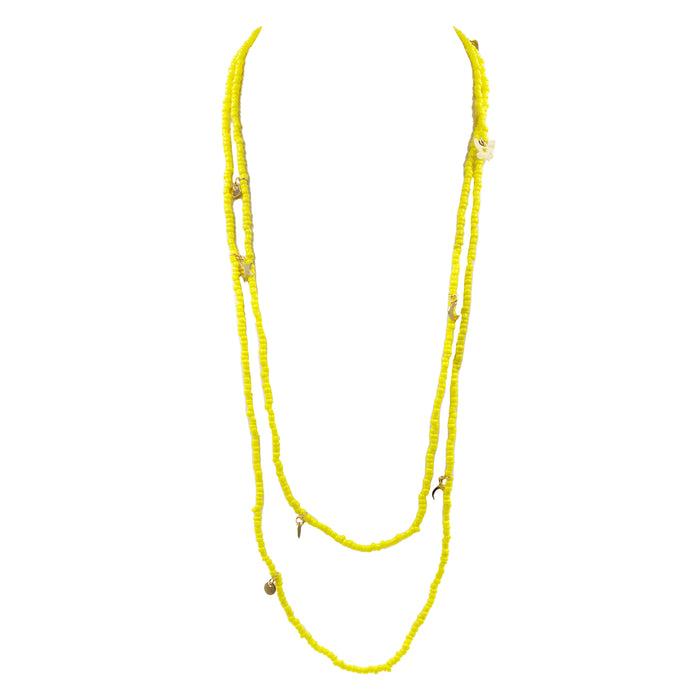 Jolene Collection - Mustard Wrap Necklace (Wholesale)