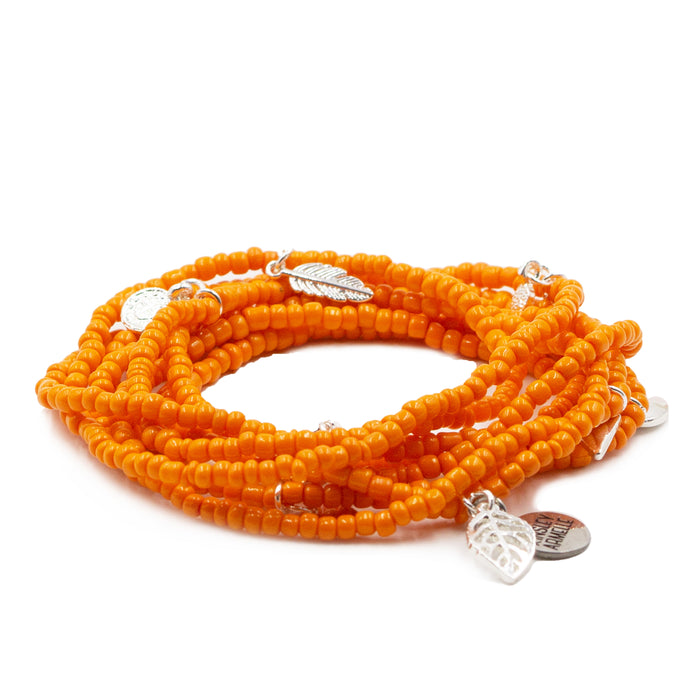 Jolene Collection - Silver Clementine Wrap Bracelet (Wholesale)