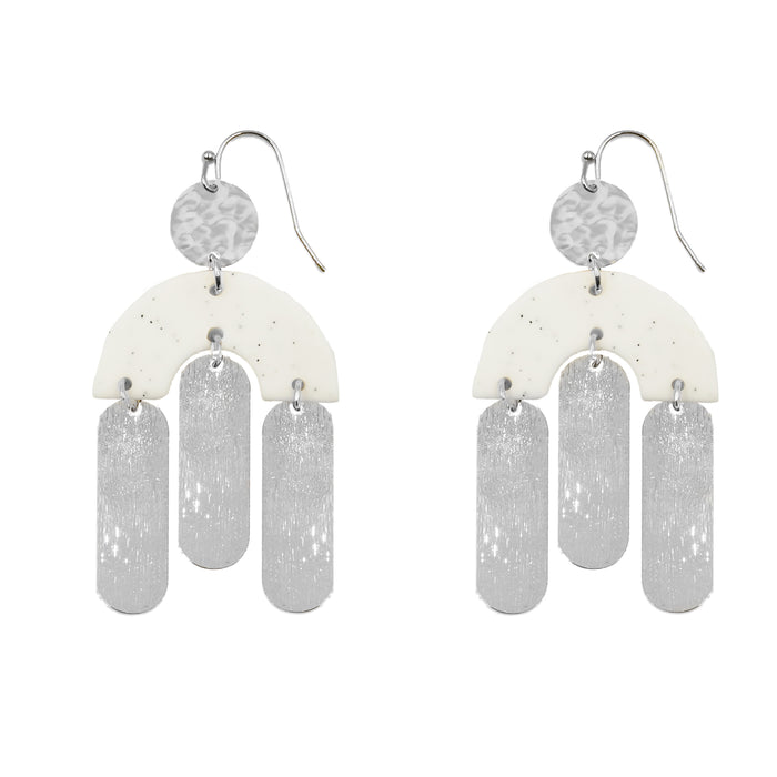 Kissa Collection - Silver Ashen Earrings (Limited Edition)) (Wholesale)