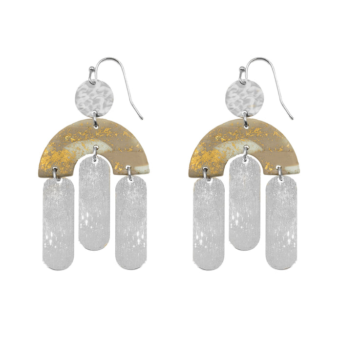 Kissa Collection - Silver Waren Earrings (Limited Edition)