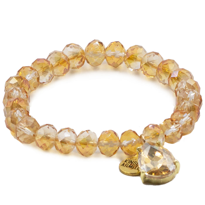 Kyra Collection - Amber Drop Bracelet (Wholesale)
