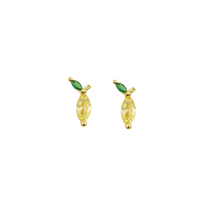Lucia Collection - Lemon Stud Earrings (Wholesale)