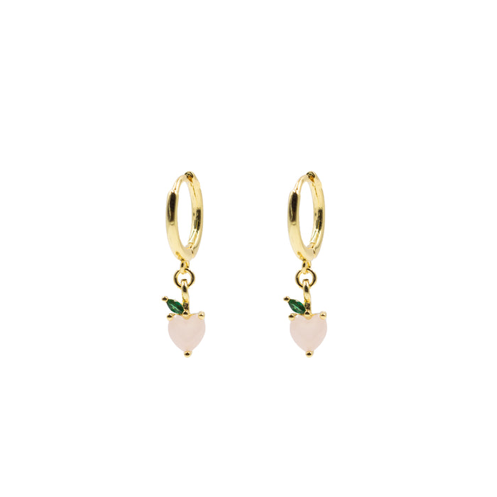 Lucia Collection - Peach Drop Earrings (Wholesale)