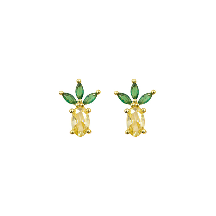 Lucia Collection - Pineapple Stud Earrings (Wholesale)