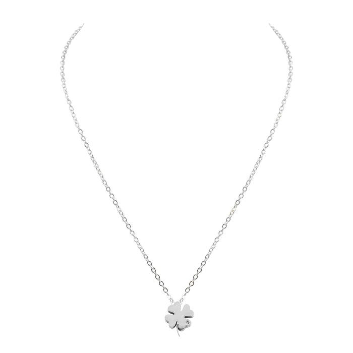 Lucky Collection - Silver Quinn Necklace (Wholesale)