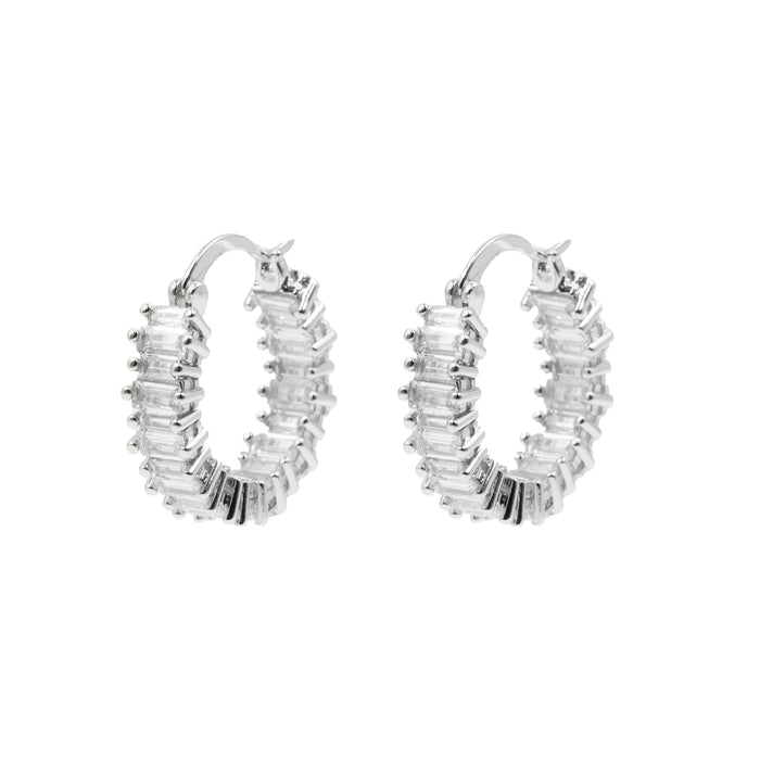 Luxe Collection - Silver Pearl Earrings