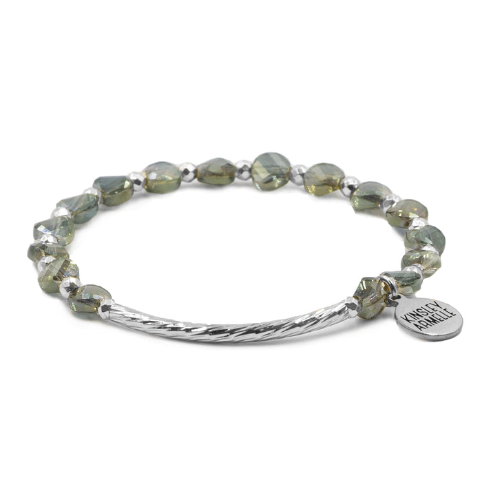 Nicollette Collection - Silver Slate Bracelet