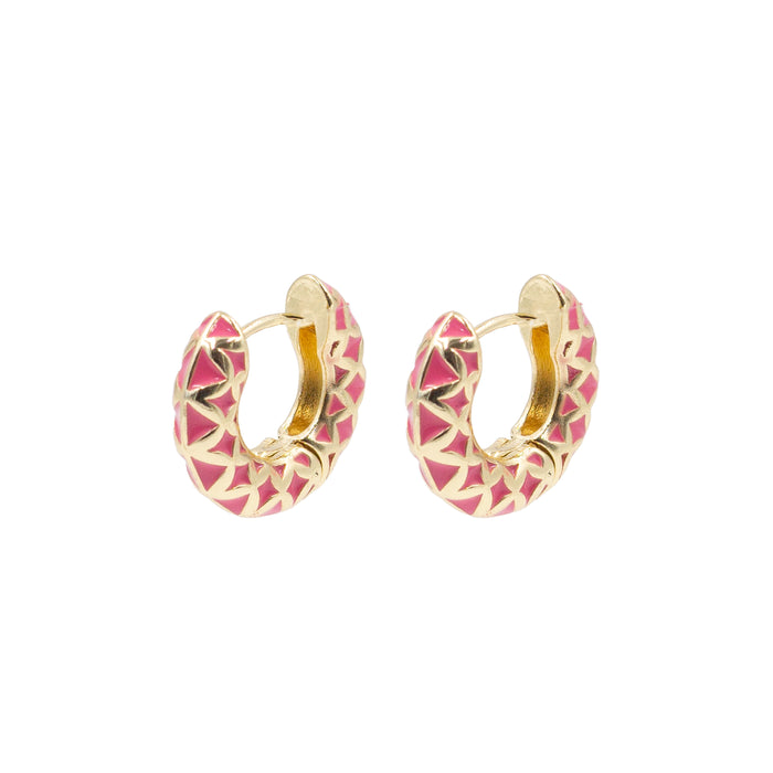 Paloma Collection - Fuchsia Picasso Earrings (Wholesale)