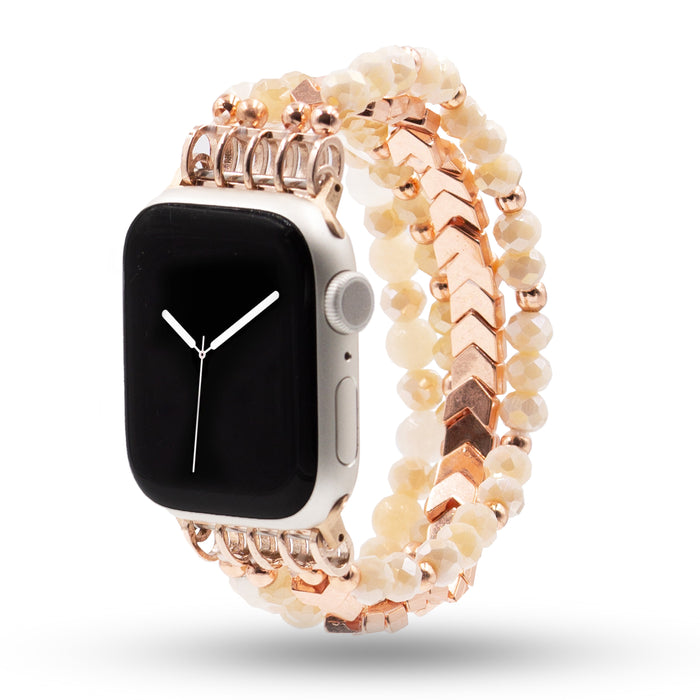 Herringbone Collection - Rose Gold Tawny Apple Watch Band (Wholesale)
