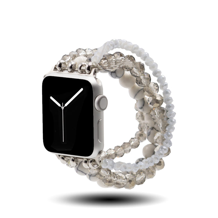 Rory Collection - Silver Pepper Apple Watch Band