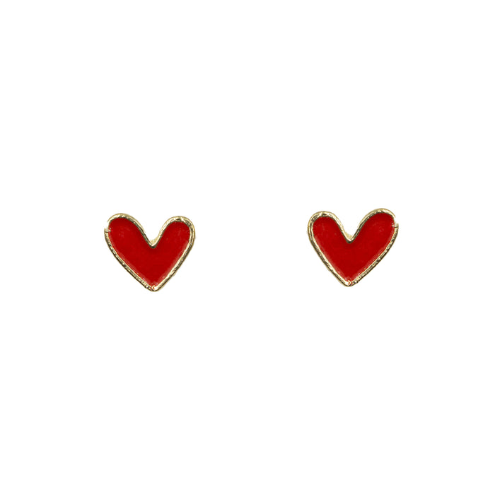 Rosalie Collection - Cherry Heart Earrings