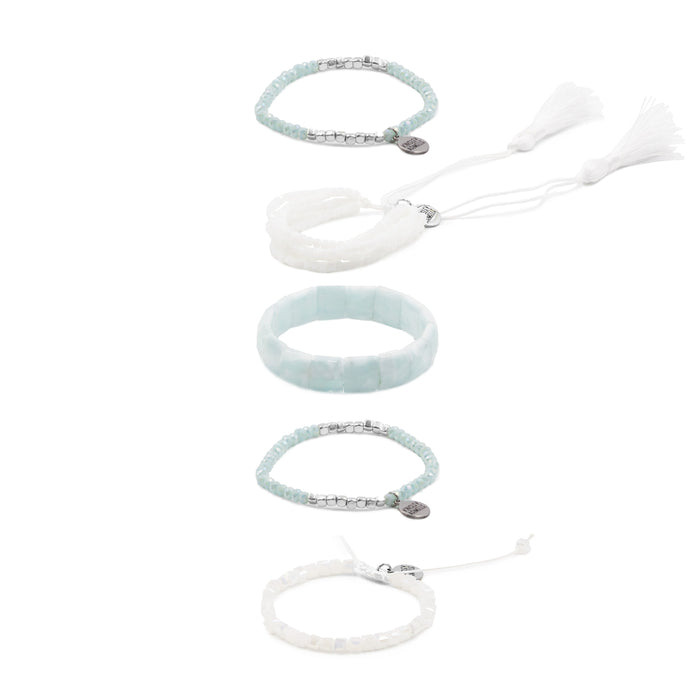 Silver Elise Bracelet Stack (Wholesale)