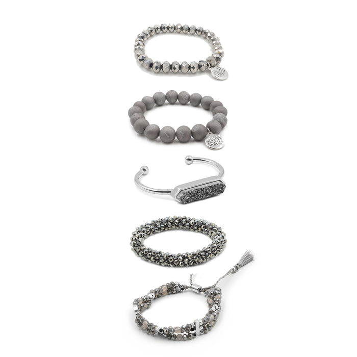 Silver Ryland Bracelet Stack (Wholesale)