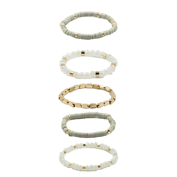 Stacked Collection - Sage Bracelet Set (Limited Edition) (Ambassador)