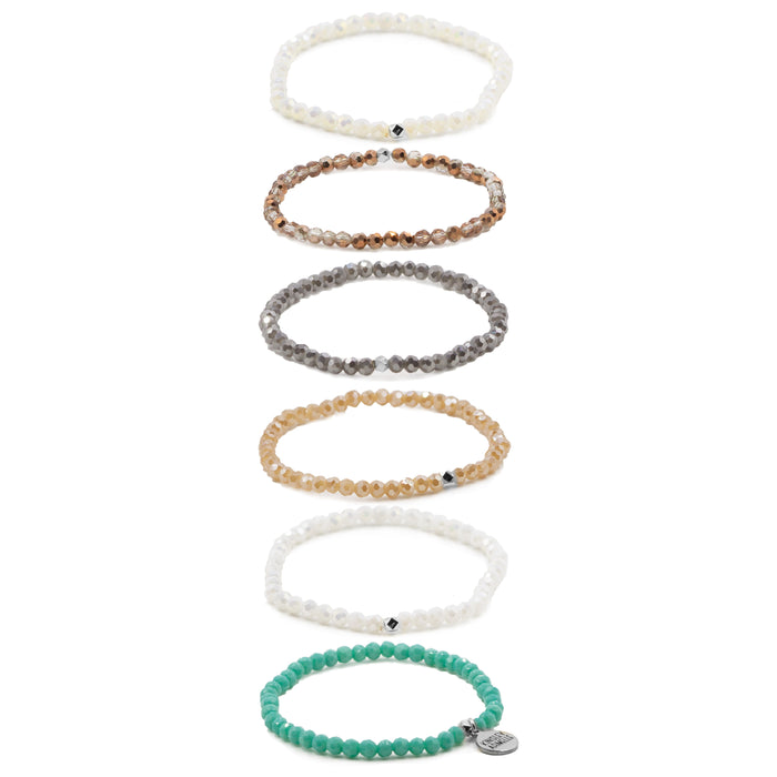 Stacked Collection - Silver Isla Bracelet Set (Wholesale)