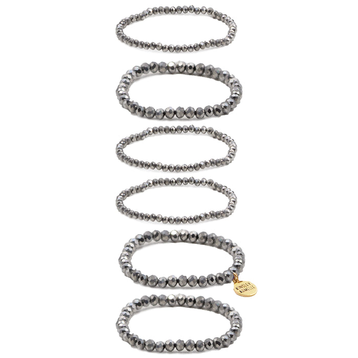 Stacked Collection - Sterling Bracelet Set (Wholesale)